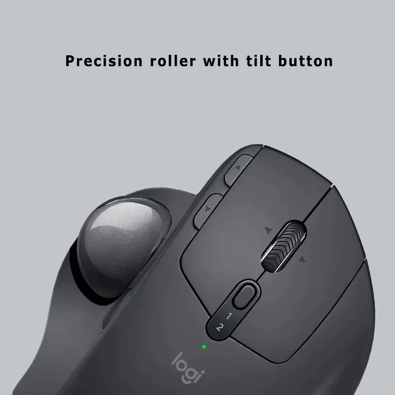 Logitech MX Ergo S Wireless Trackball Mouse Adjustable Ergonomic Design Rechargeable Blu aperçu 5