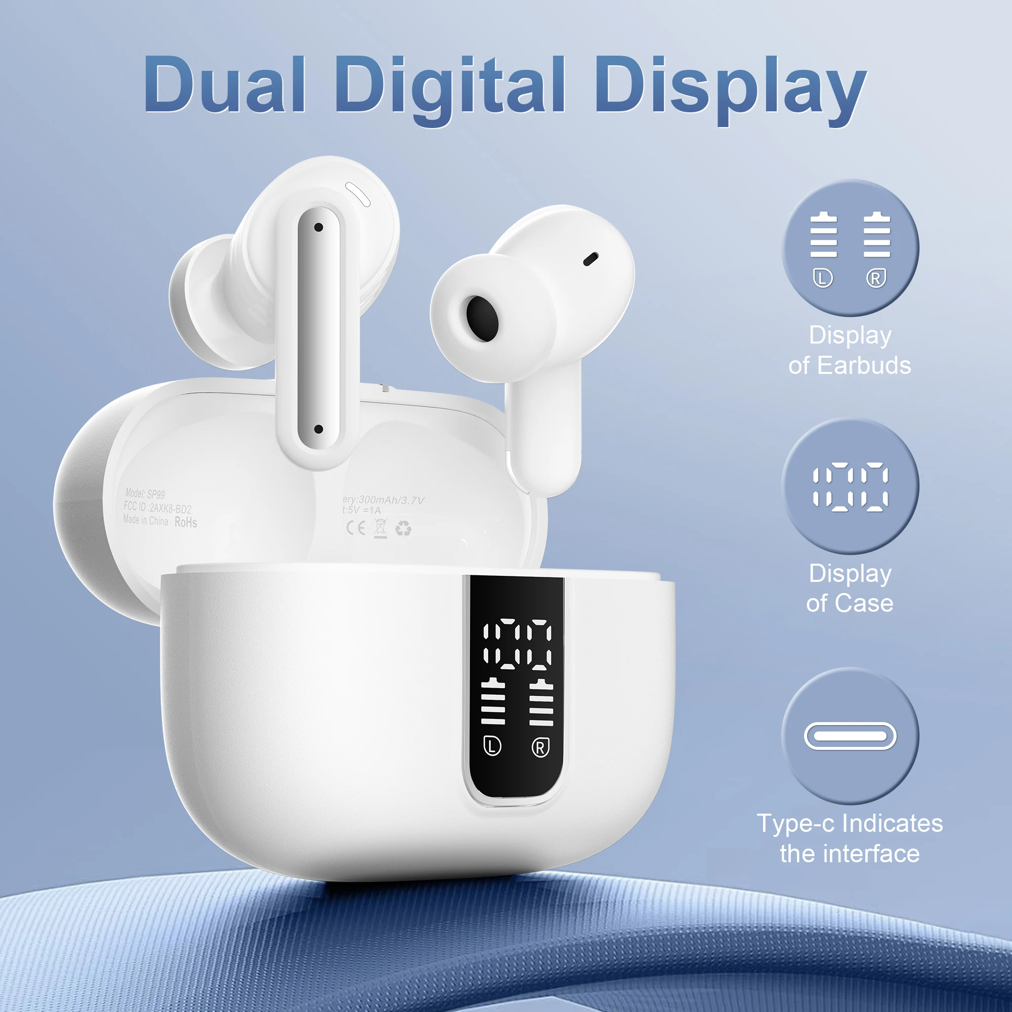 SP99 BT 5,4 auriculares TWS auriculares inalámbricos con