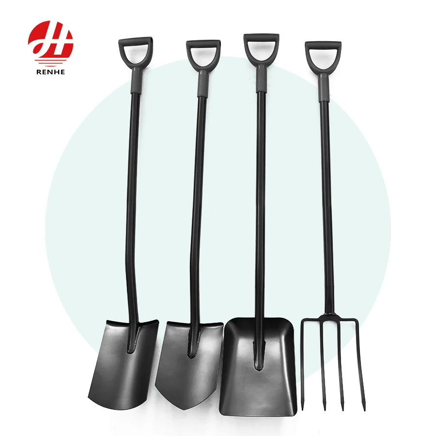 Hurtowe niestandardowe ręczne narzędzia ogrodowe metalowa łopata do obozowania rolniczego ogrodowego z metalową rączką
