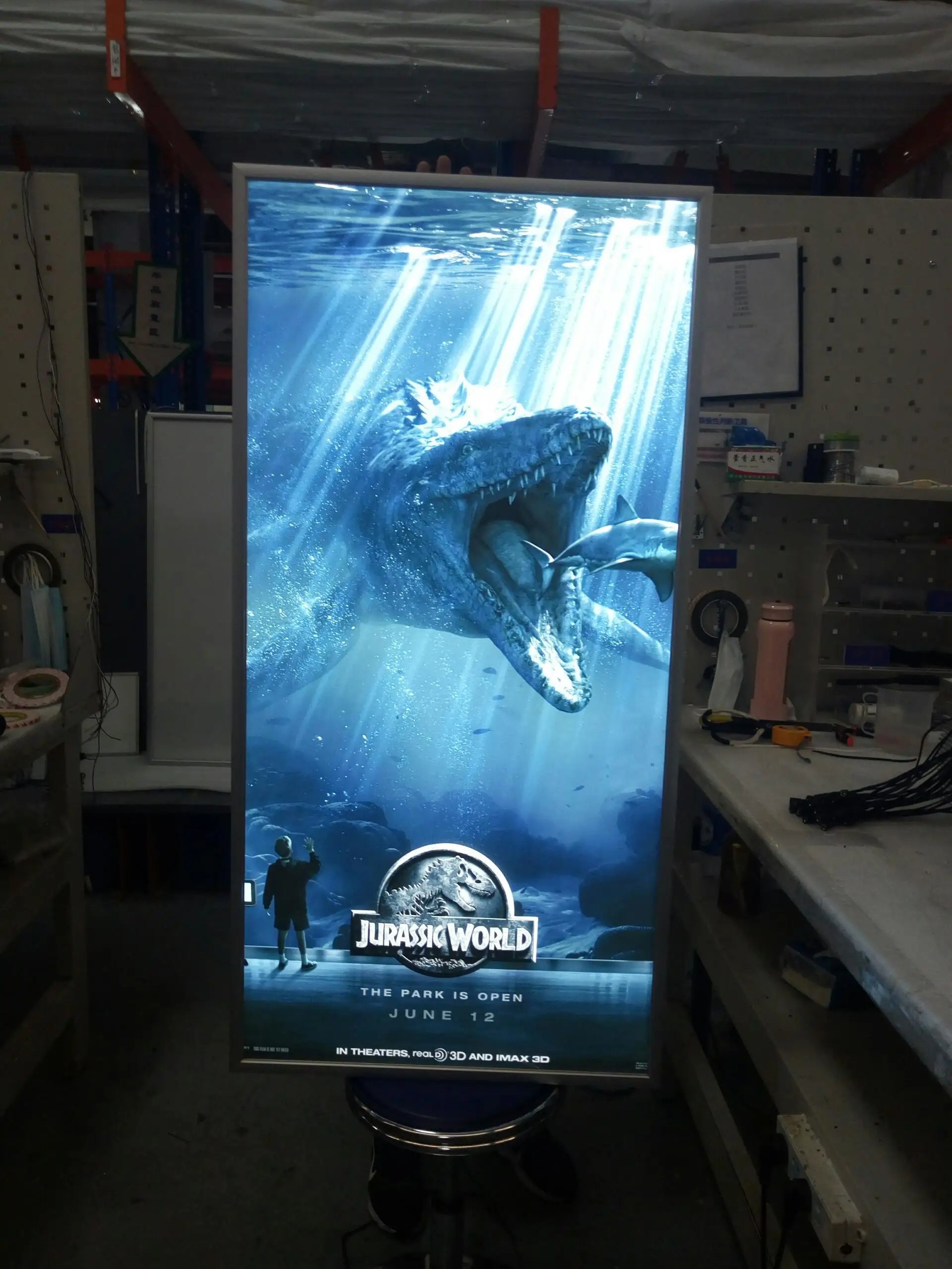 Custom LED Poster Light Box - Perfect for Restaurant Ads