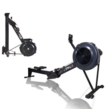 High Quality Concept Capacity 200kg GYM Home Air Rower 2 Rowing Machine with monitor