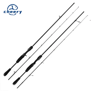 Fishing Fan Player General Use Luya Rod Long-Distance Perch Mandarin Fish Straight Gun Handle Worm Rod Carbon 2-Piece Fishing – Soft Lure – view 2
