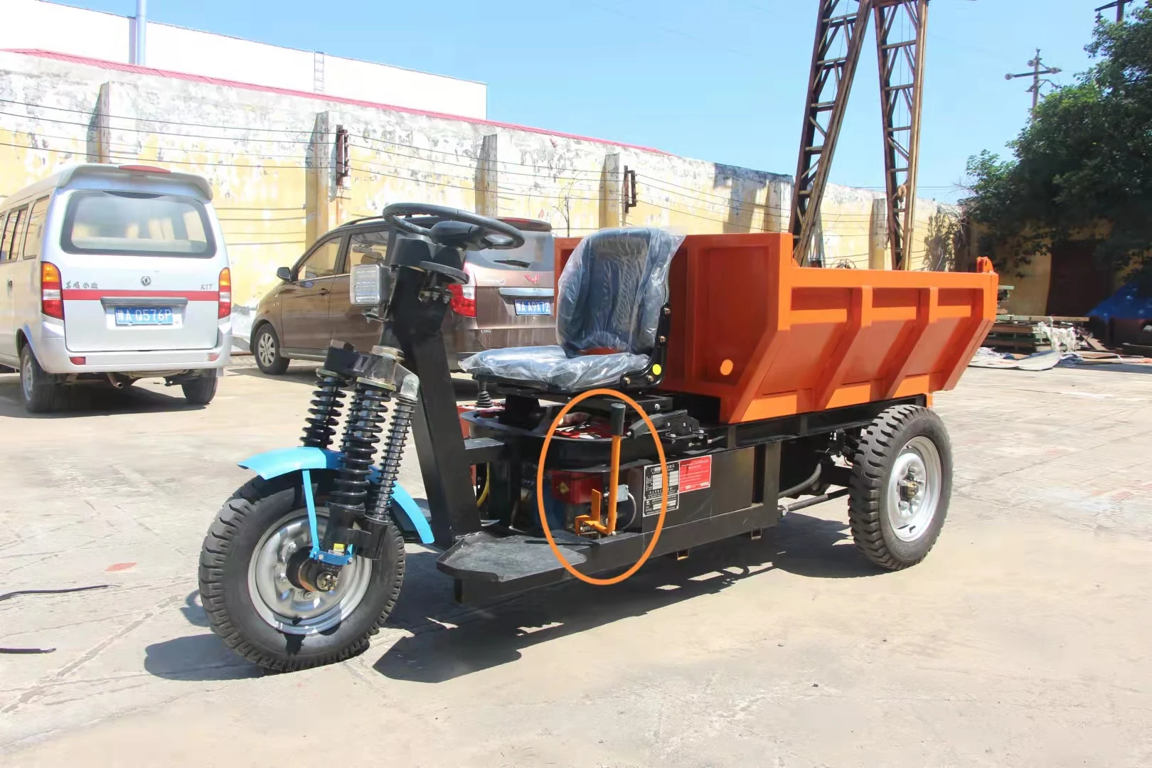 Zy190 Velo Tricycle Cargo Electrique / Cargo Tricycle Spare Parts
