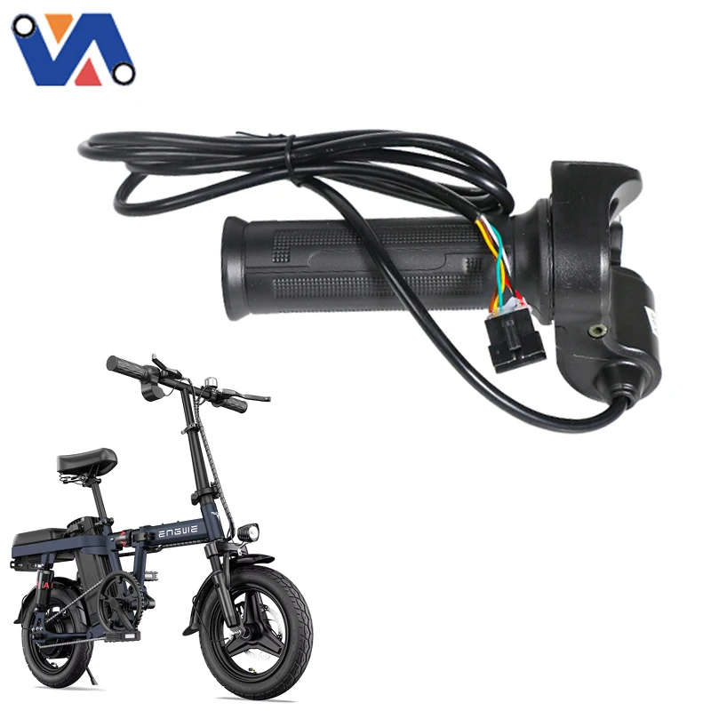 New Image، دواسة تسارع T14 لدراجة Engwe، مقود دوران دواسة التسارع، مقبض مسرع لقطع غيار Engwe