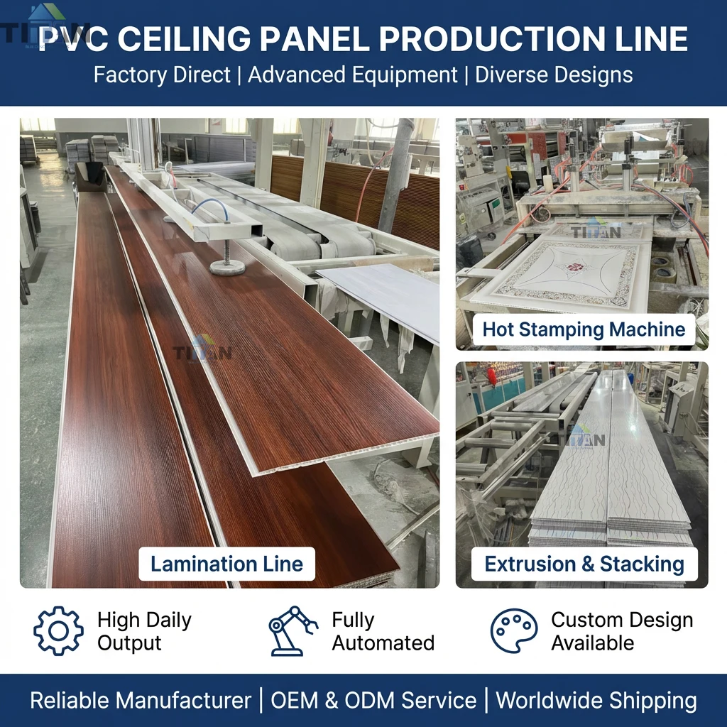 200*7.5mm Panama Tablilla Pvc Cielo Techo Wood Affect Pvc Wall Panel Plain Ceiling Wooden Pared Panel Pvc Sky Board