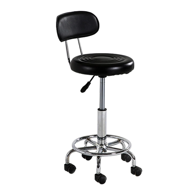 Дешевый подвижный стул для химической лаборатории из нержавеющей стали с колесами удобный полиуретана лабораторий и технических специалистов