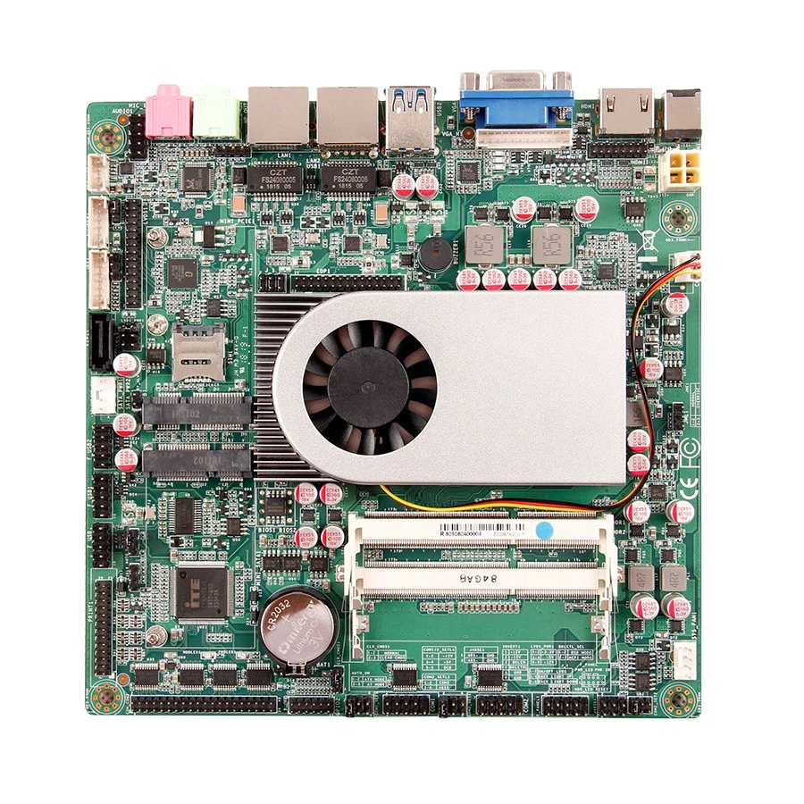 PC Motherboard Intel 5th Broadwell I5 5200U Support With Dual Gigabit LAN