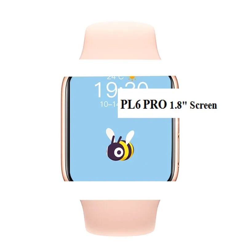 Reloj Inteligente Pl6pro Para Hombre Y Mujer,Dispositivo Deportivo Con  Control Del Ritmo Cardíaco,Presión Arterial,Oxígeno,Android E Ios,2021 -  Buy Pl6pro Gran Reloj Inteligente De Las Mujeres De Los Hombres,Android Ios  De Carga Inalámbrico