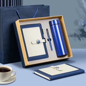 High-End Custom Business Notebook Gift Box Set Cups Pens Planner Gift Box Set for Student