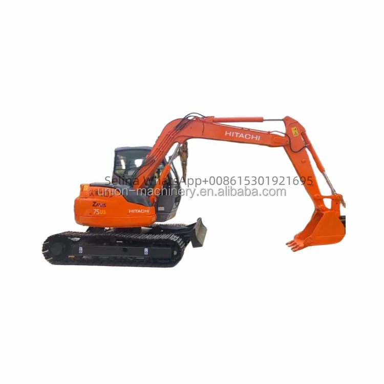 Japan Brand Used Hitachi Zx75 /zx70 7tons Crawler Excavator Hitachi ...