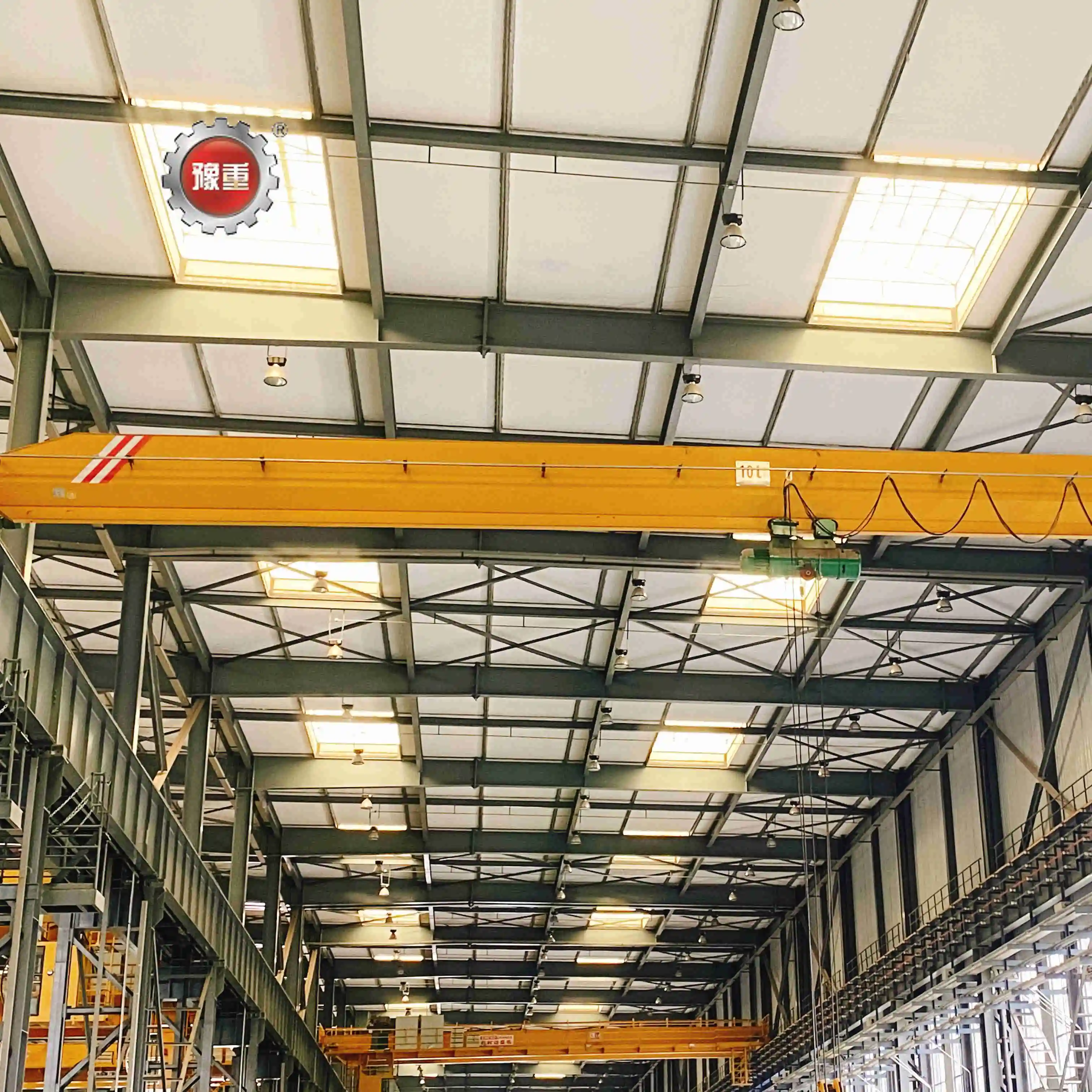 Overhead Crane Factory Price 2 Ton 5 Ton 10 Ton Single Girder Bridge Crane with Electric Hoist