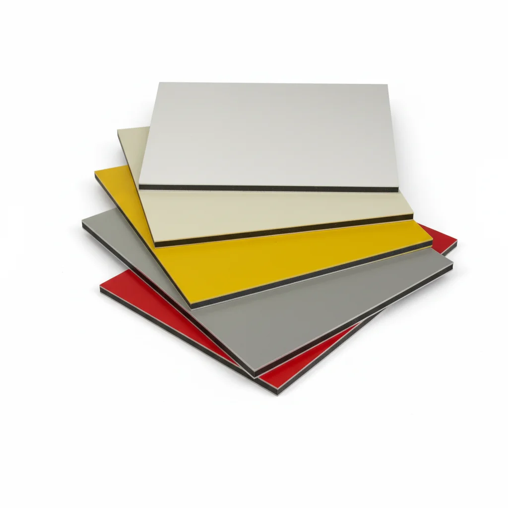 Direct Factory Supply Custom Color and Size 4mm PVDF Coated Aluminum Composite Panels for Facade Cladding Fireproof Class A2