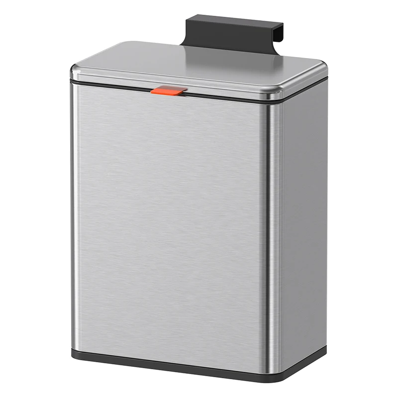 Java Wholesale 5L Wall Mounted Space Saving Stainless Steel Garbage Can Kitchen Waste Bin
