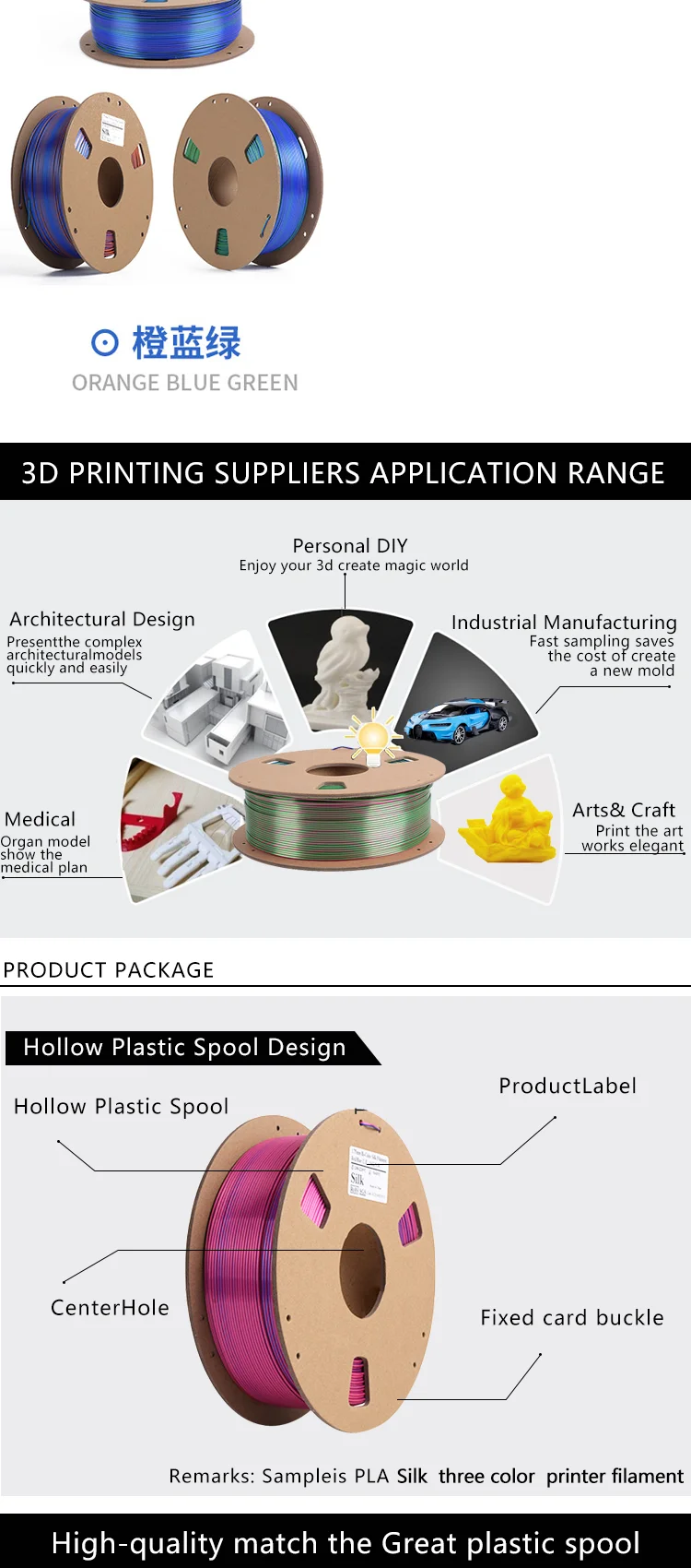 3d Printer Filament Pla 1.75mm 1kg 3d Filament Pla Filamento Filaments