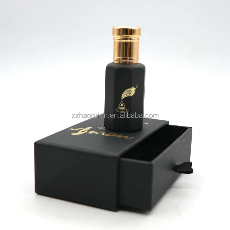 Custom Logo Pink Oud Attar Parfum Skincare Bottle Square Packaging Gift Box  Luxury Empty Fragrance Perfume Packaging Box