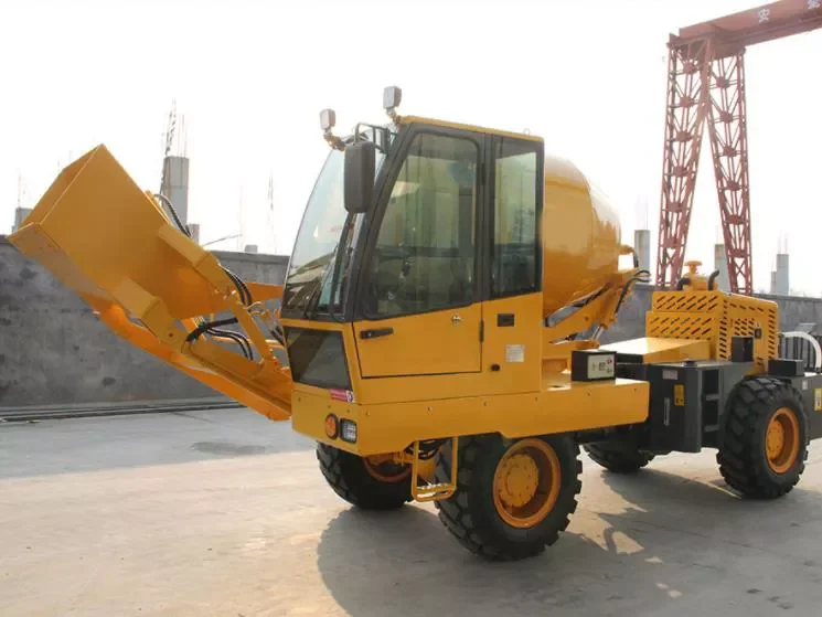 Hy420 4.2 Cbm Mobile Self-Loading Concrete Mixer for Sale - China