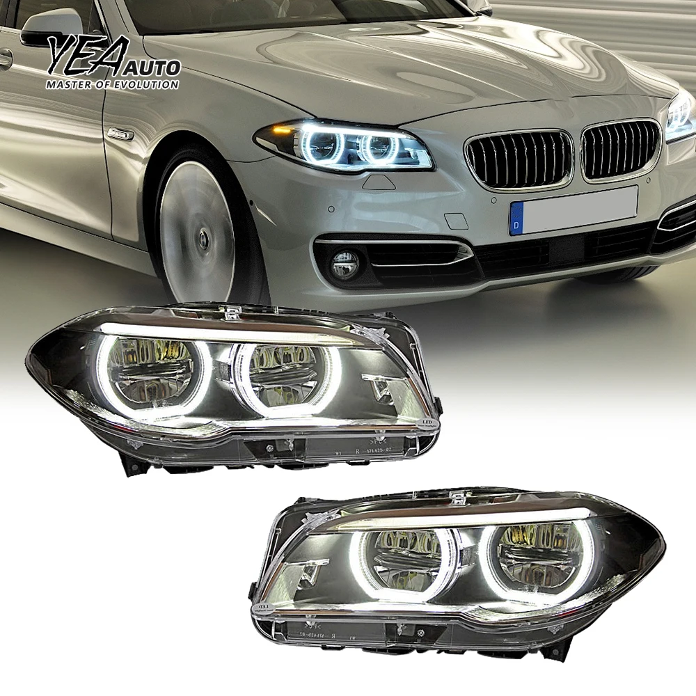 Modified Head Light LED Lamp for bmw F10 F18 M5 Headlight Car Accessories 2011 - 2017 F10 Light Plug and Play Front Lights