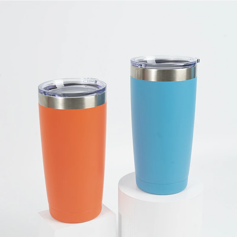 Стакан из нержавеющей стали объемом 20 унций, сублимационные заготовки, 18/8 дюйма, двойные стенки, вакуумная Изолированная Термокружка для пива и кофейная кружка, стакан, чашка