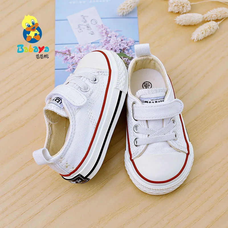 8107 Базовая мягкая подошва холщовая повседневная детская обувь для малышей