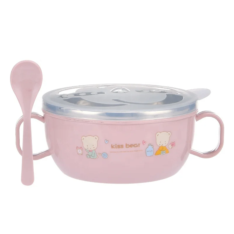 Горячая Распродажа BPA бесплатно для малышей из нержавеющей стали детская посуда столовая тарелки кормления столовые сервизы детский обеденный