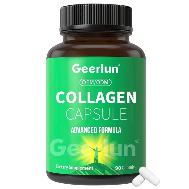 New Product OEM Collagen Supplement Protect Skin Health Promotes Hair Growth Skin Protein Supplement Collagen Capsule