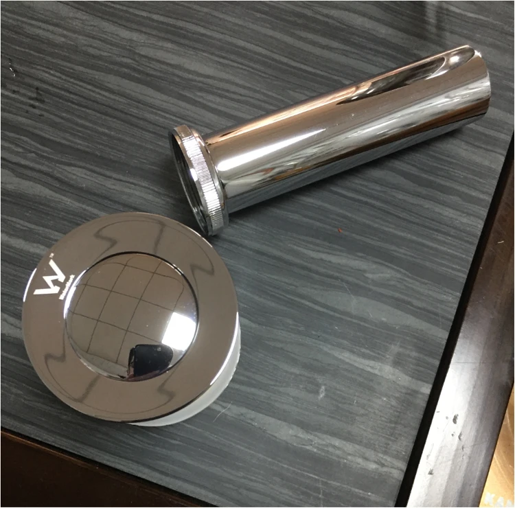Water Mark Brass Waste Pop Up Drain For Wash Basin Bathroom Sinks With