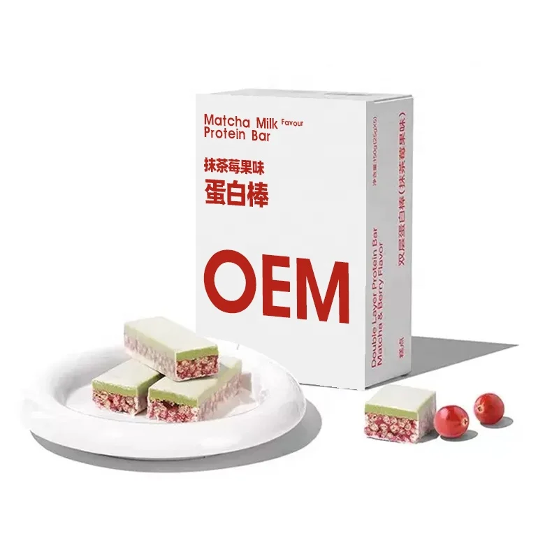 Продажа сладкого овсяного протеинового палочки брауни с оптовой торговой маркой