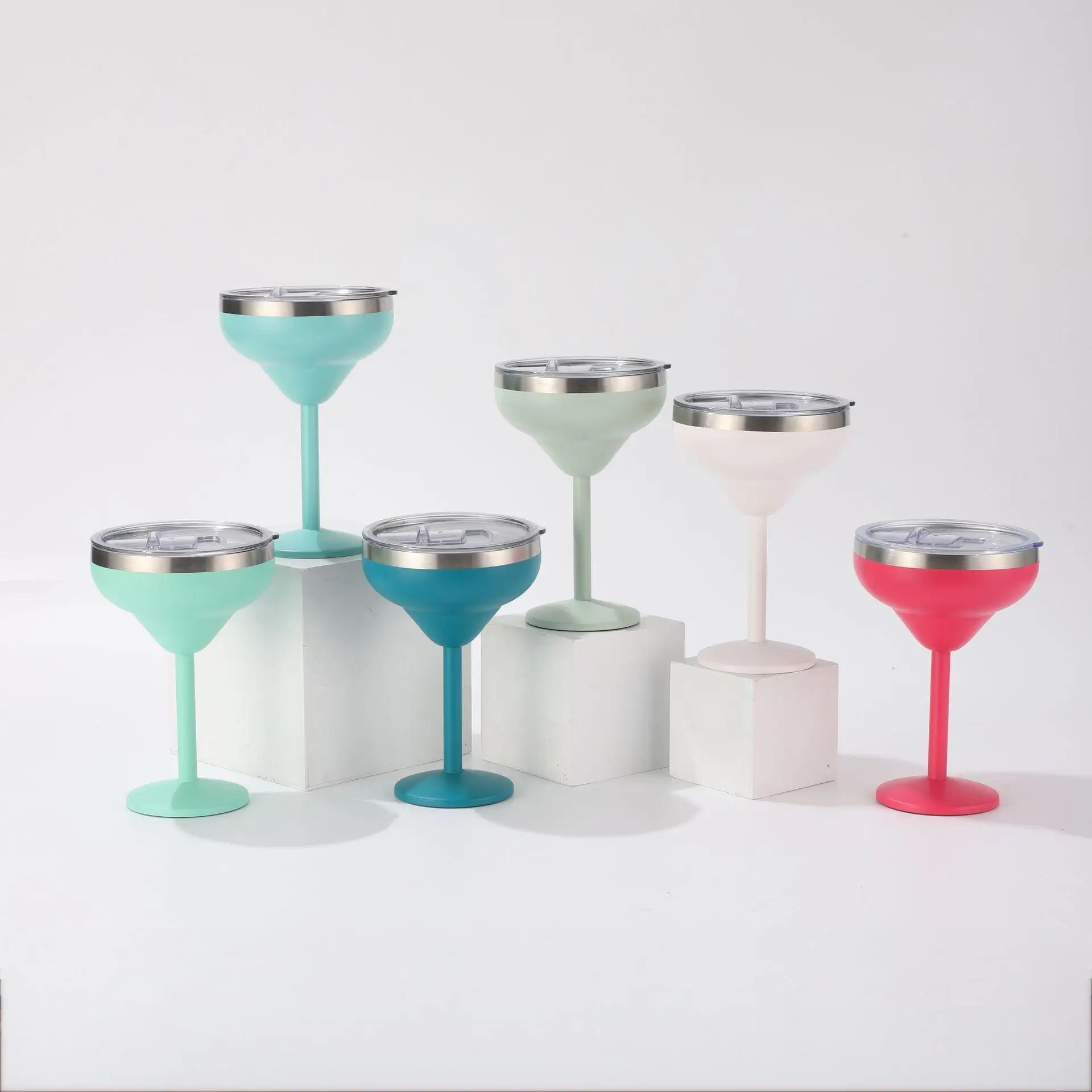 disposable wine glasses bulk Pink Plastic Wine Glasses - 8 oz Patterned