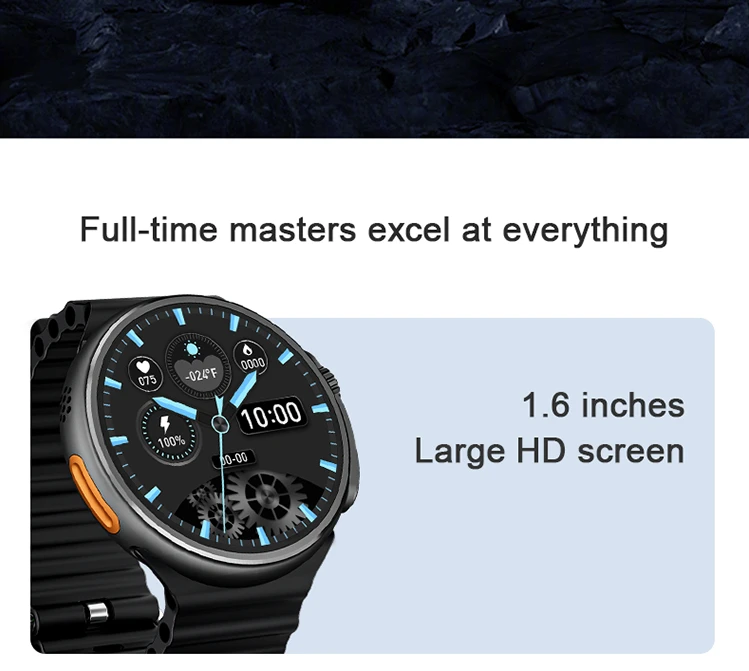 Best Seller V3 ULTRA MAX HD Screen 15 Long Endurance Smart Watch NFC B Pressure SOS Emergency Call Sleep Tracker