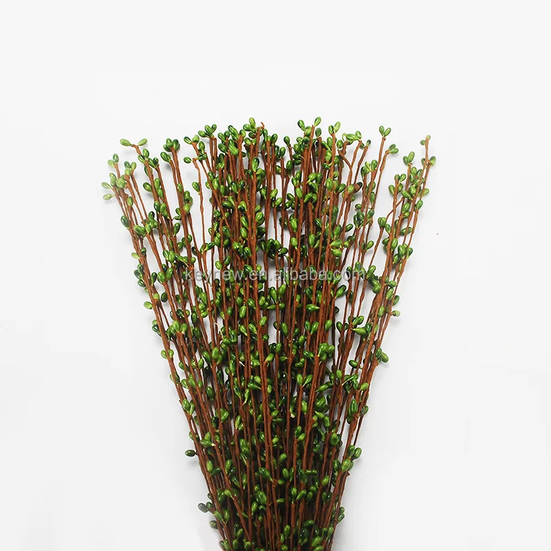 100pcs 65cm Wedding Garland Artificial Flower Head Ring Pip Berry