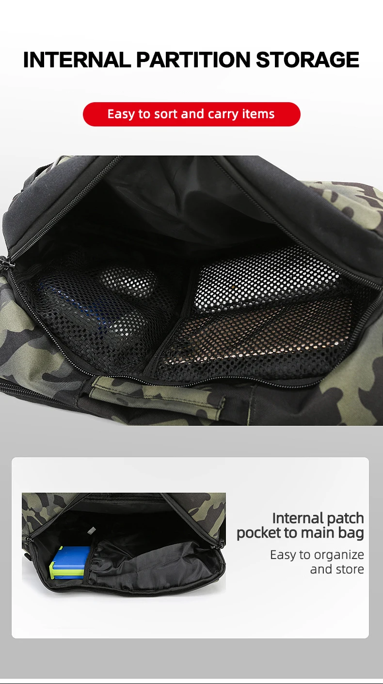 Custom Waterproof Tactical Sling Bag