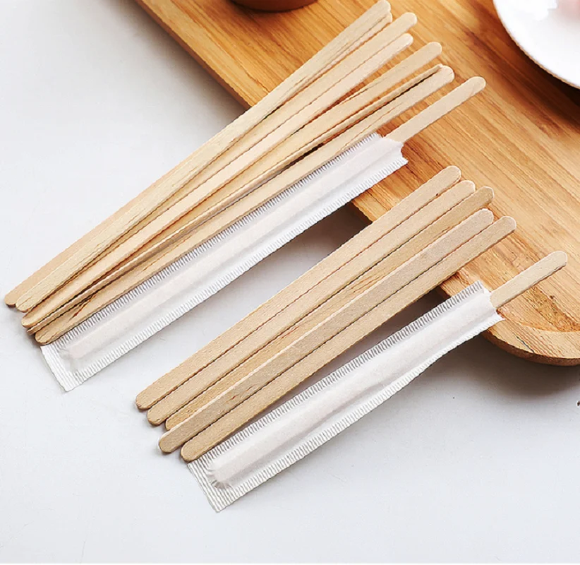 Disposable Bamboo Coffee Stirrer Eco-friendly Coffee Cocktail Stirrer ...