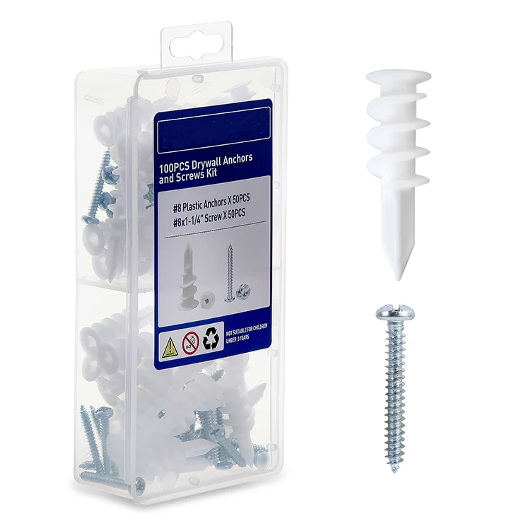 専用4 Self Drilling Anchor Screws 100PCS Zinc Self Drilling s And