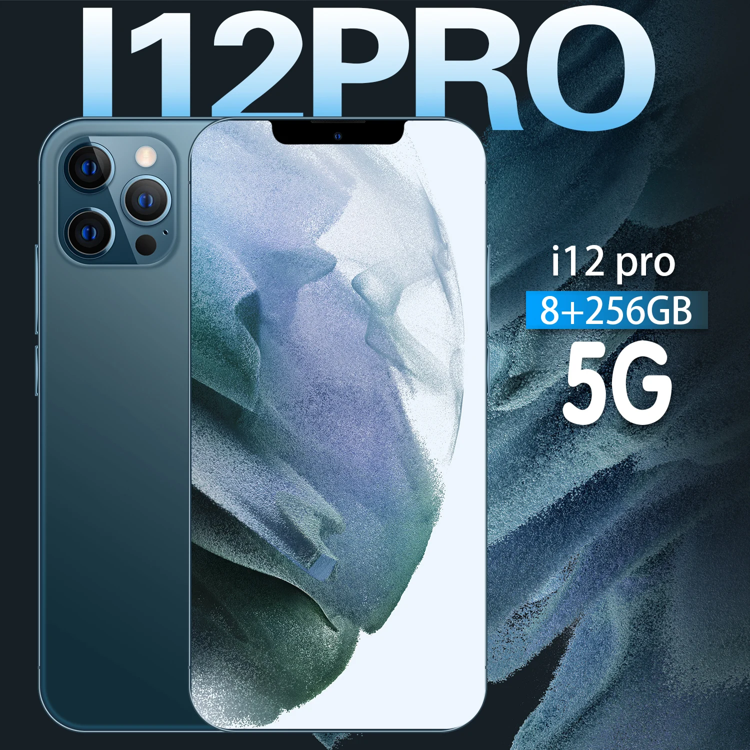 Amazon hot M new I12 pro smartphone original unlocked MTK6889 12GB + 512GB smartphone 4G mobile phone 4g ram mobile phones