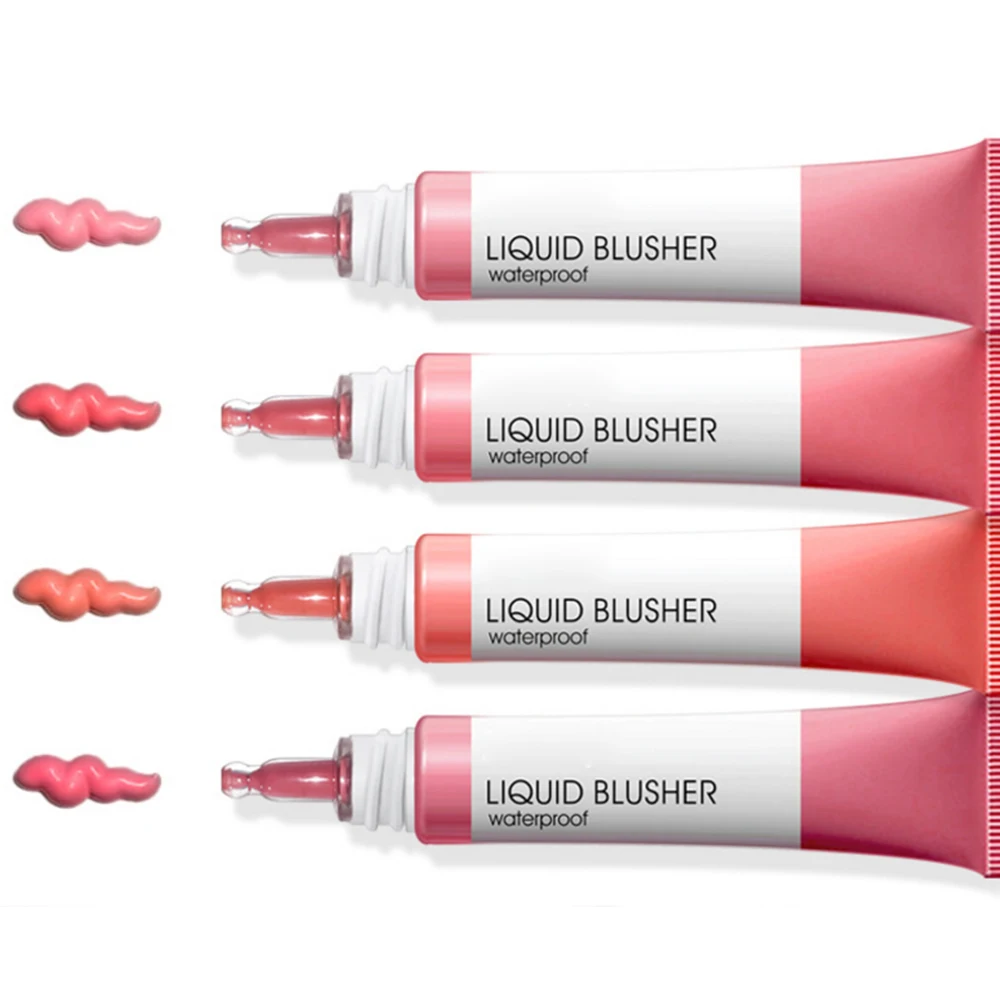 Оптовая продажа, водостойкие жидкие румяна для макияжа лица