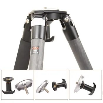 Big Heavy Duty Carbon Fiber Tripod, New Design Professional Video Camera Tripods detail image