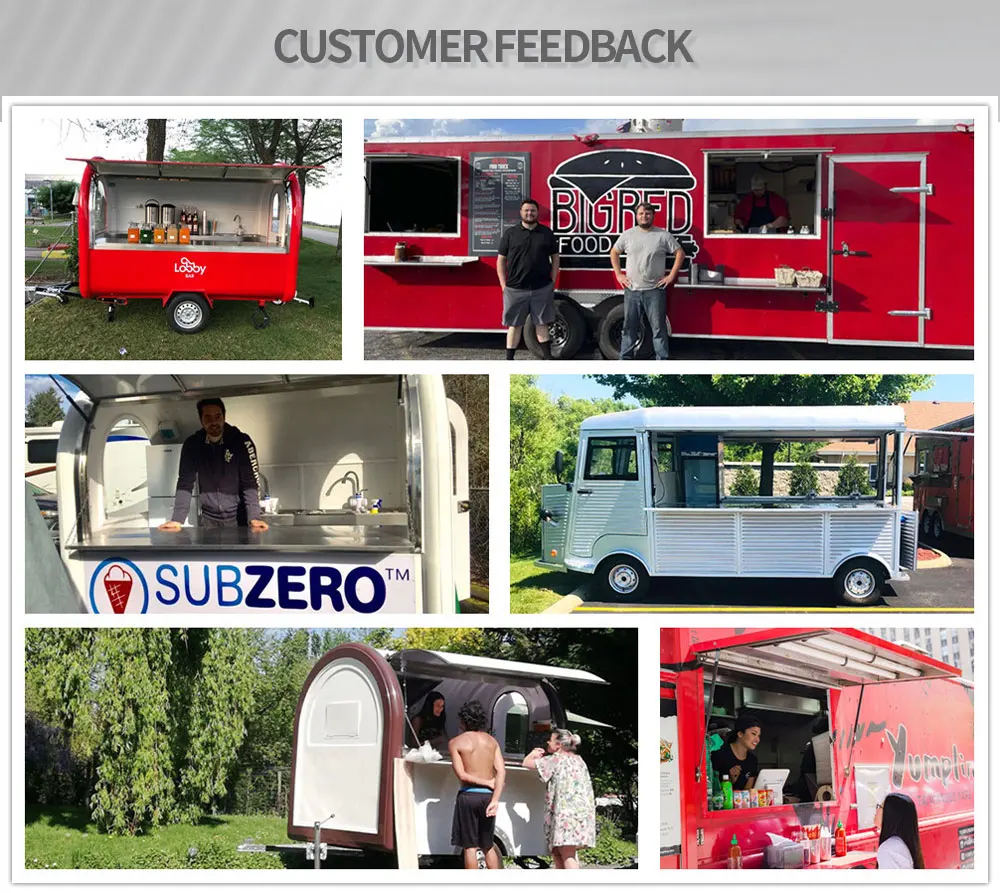 Dot Ce Certification Street Mobile Food Truck Snack Tea Cotton Candy