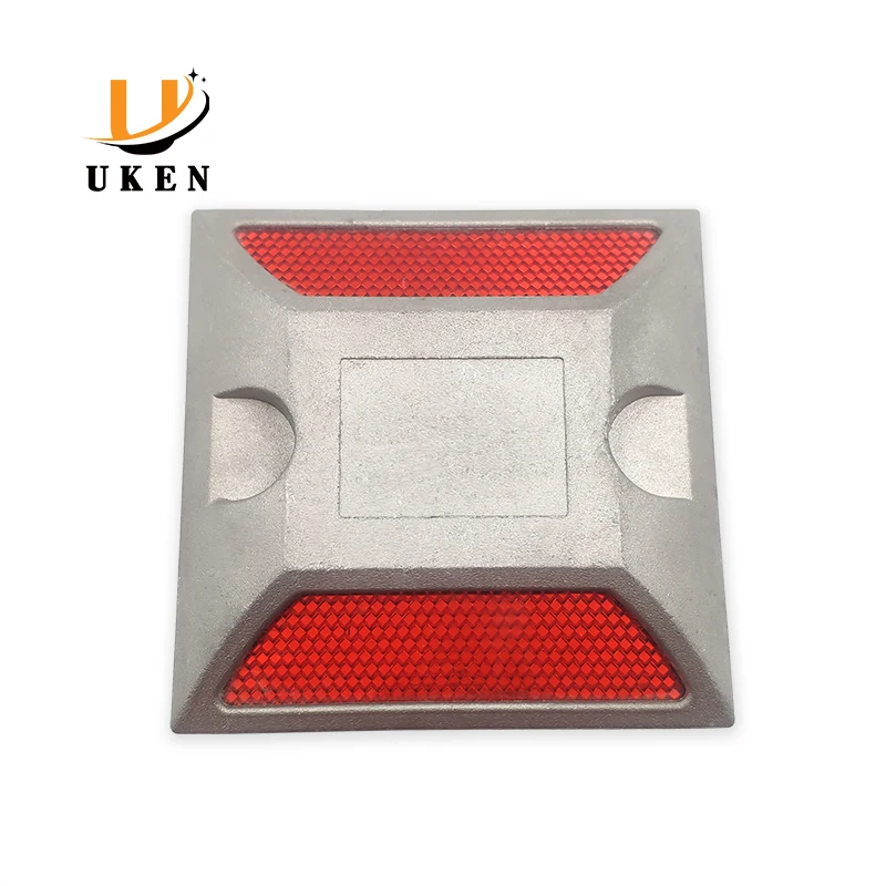 Traffic Safety High Reflection Road Cat Eye Marker Highway Aluminium Reflective Road Reflector Road Stud with Thorn