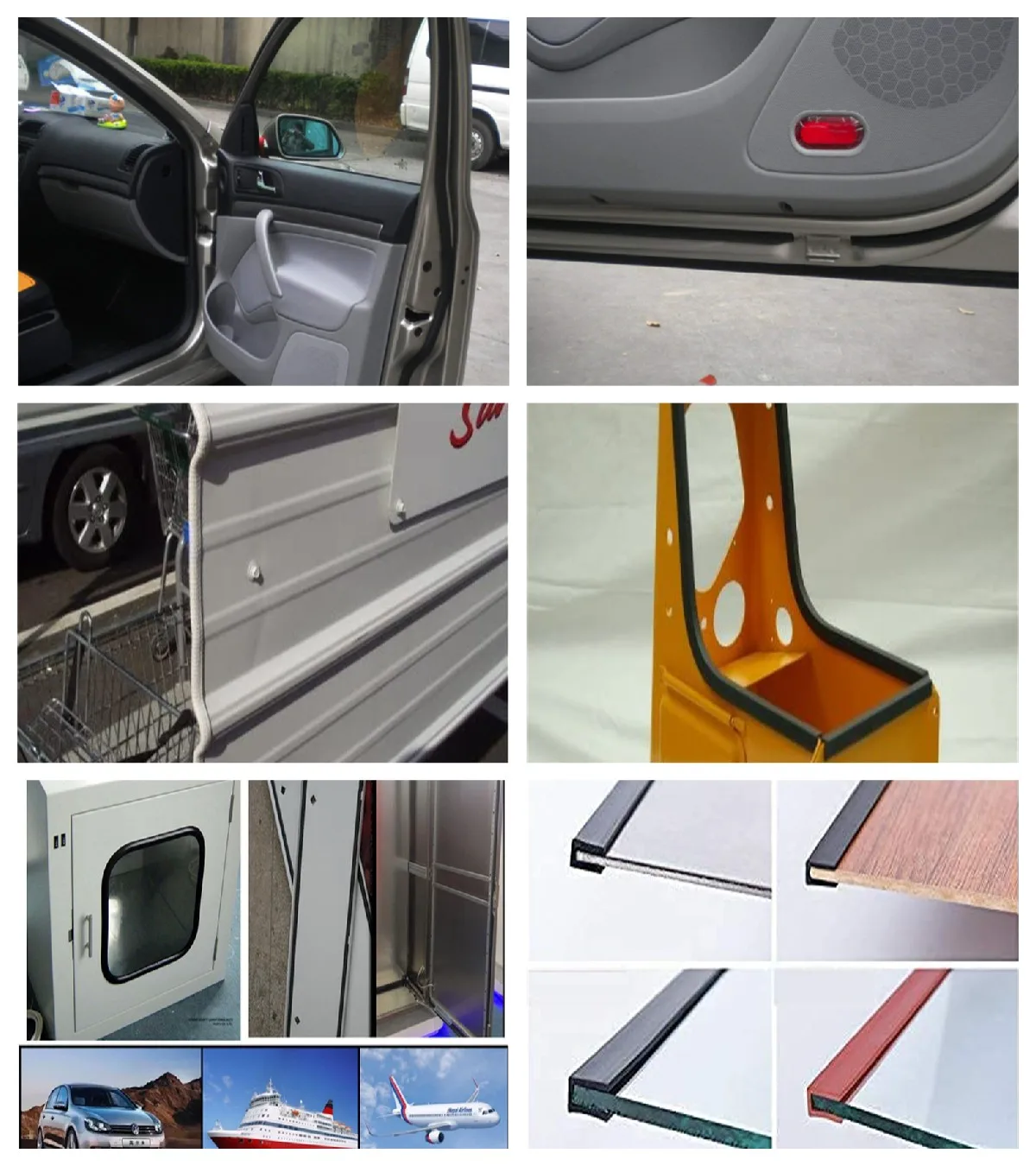 Uchannel Rubber Edging Sealing Strip Shower Door Glass Durable Sealing Tape Edge Guard Weather