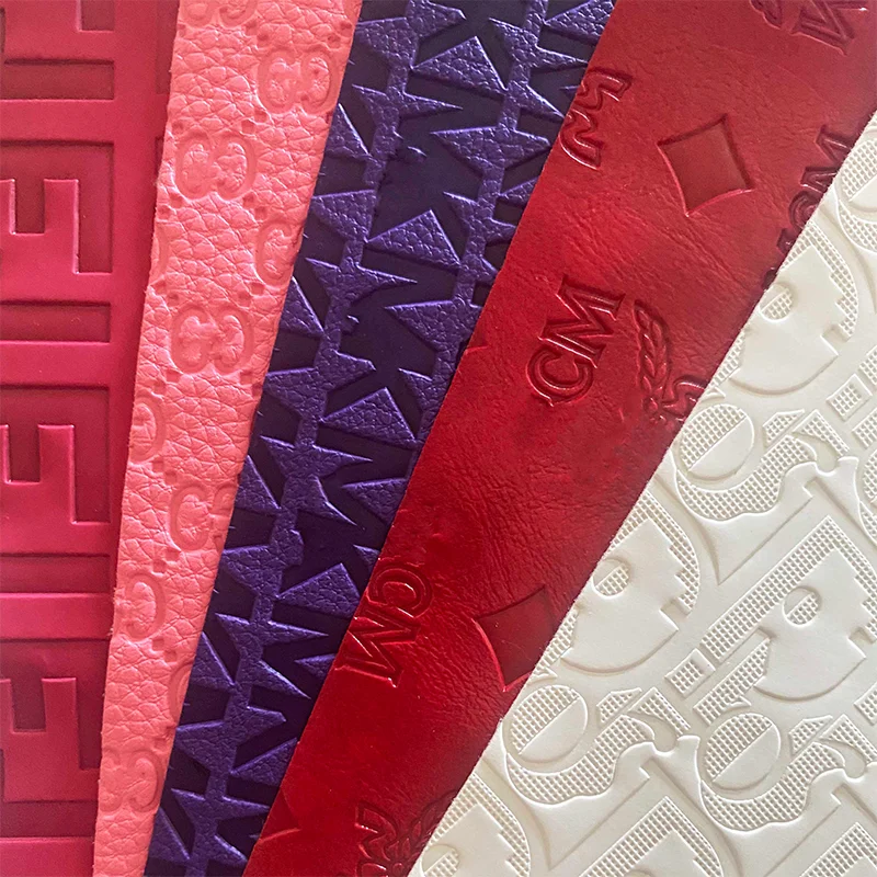 Designer Embossed Leather Brand Faux Leather Roll For Bag Buy Cartoon