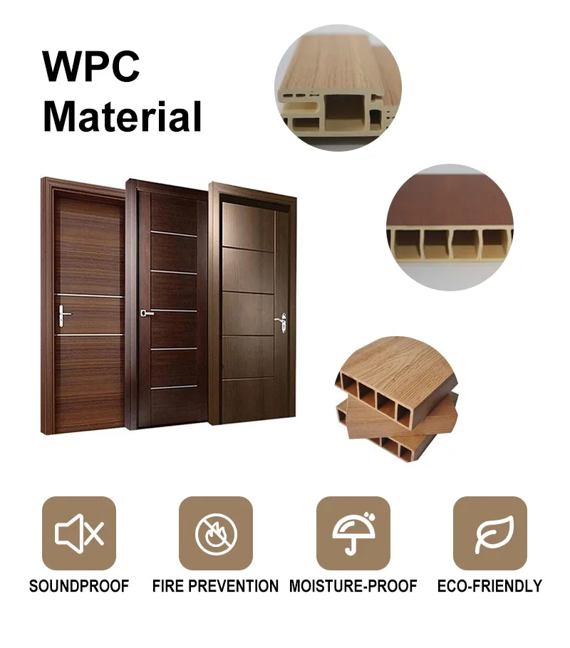 Modern Wooden Door Designs Melamine Faced Mdf Bedroom Doors Wpc Solid