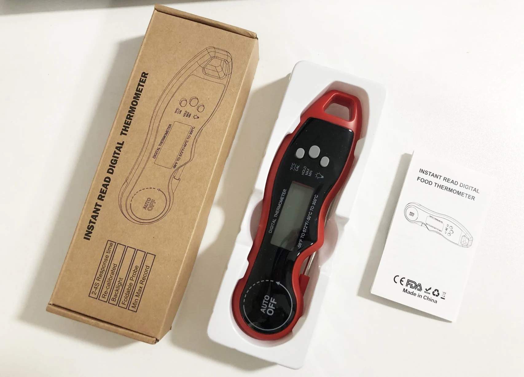 Instant Read Wireless Digital Thermometer