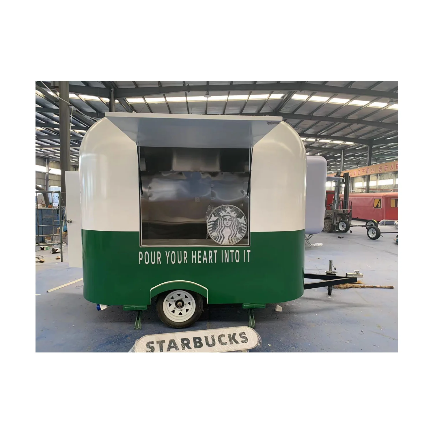 Beliebtes Wohnmobil-Wohnwagen-Offroad-Reisetrailer mit Badezimmer für 3~4 Personen