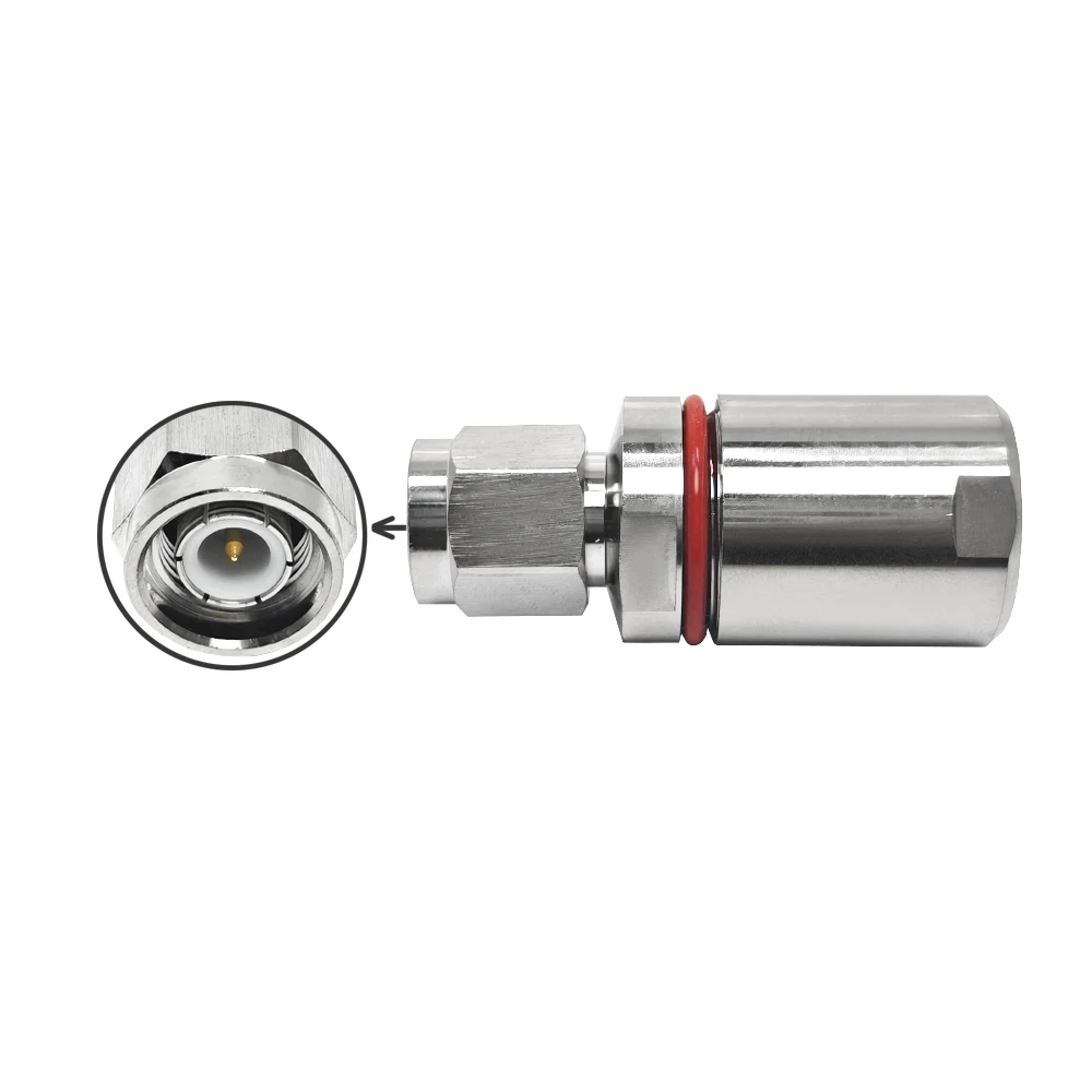 TNC Type Connector Rf Coaxial TNC Male Plug Clamp to LMR600 12D-FB Cable Connector