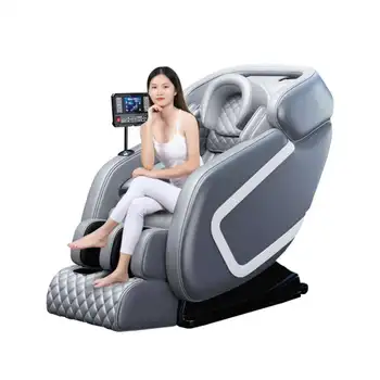 4D Zero Gravity Full Body Luxury Folding SL Track Electric Home Massage Chair