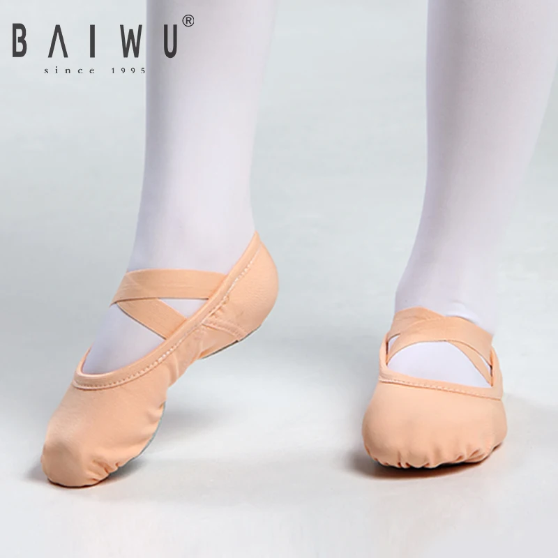 靴 ATELIER4.5 SOFT BALLET 6 Baiwu Factory Wholesale Soft Canvas Ballet Shoes for Performance