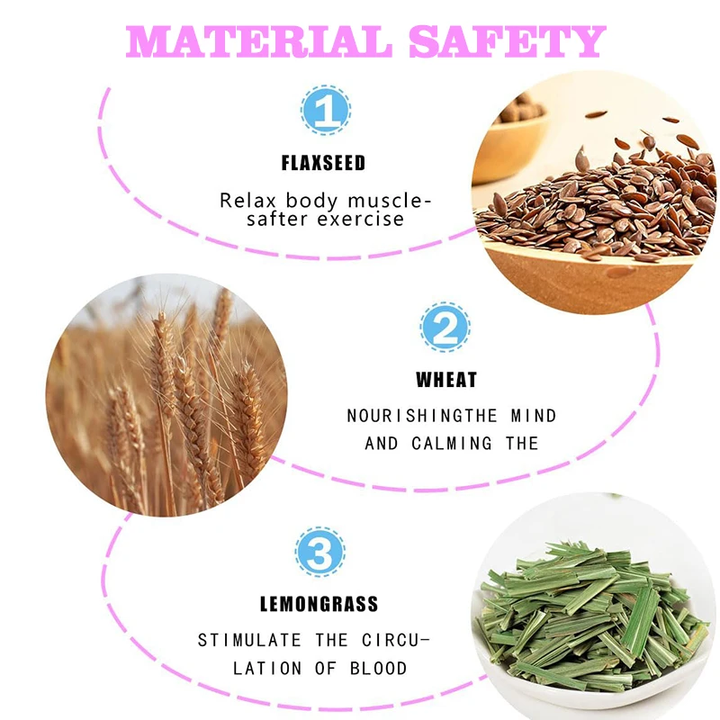 custom microwave portable heating pad for neck shoulder lavender moist flaxseeds clay beans heating pack hot pack warmer
