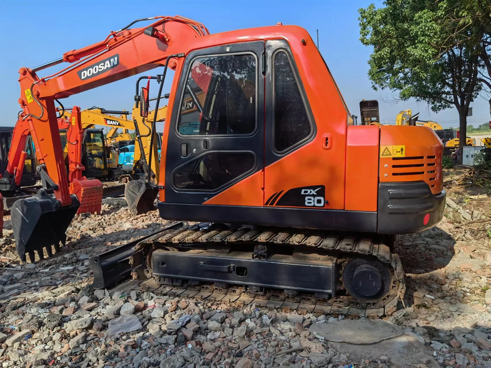 Hotsale Doosan Dx80 Used Excavator 8 Ton Crawler South Korea Doosan 