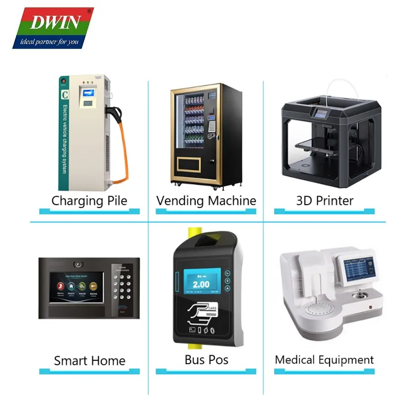 DWIN 5 Inch Display LCD Panel 800*480 HMI Android System RK3566 TFT Display 5" Android Board Capacitive Touch Screen Module
