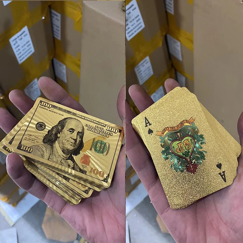 Кувейт Пластиковые Золотые пользовательские логотипы маленькие бумажные покерные испанские игральные карты с коробкой питьевые золотой черный красный синий